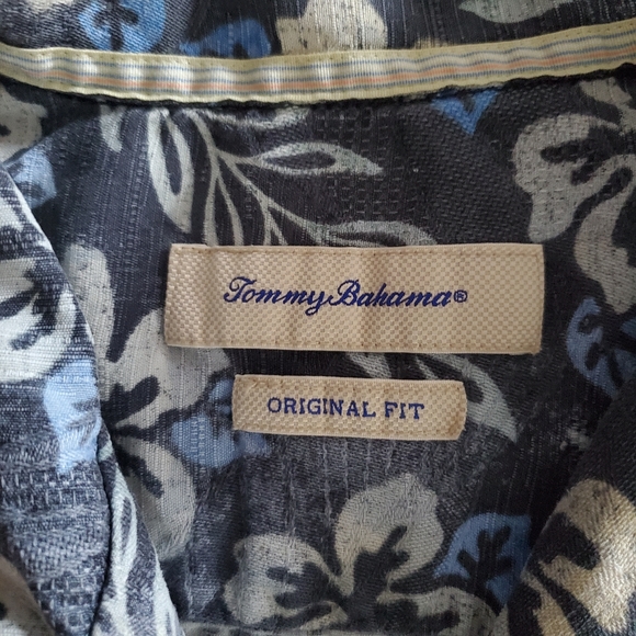 Tommy Bahama Floral Print Linen Shirt - Picture 3 of 5